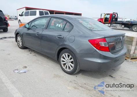 2012 Honda Civic Ex z USA, uszkodzony, nr VIN 2HGFB2F81CH312634